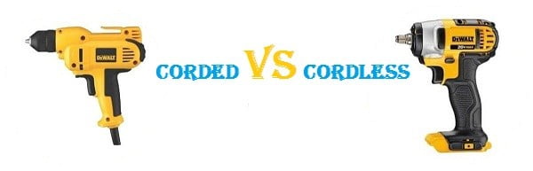 Cordless vs. Corded