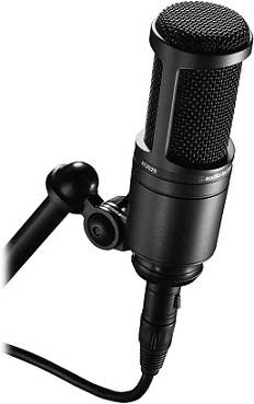 Audio-Technica Cardioid Condenser Studio XLR Microphone