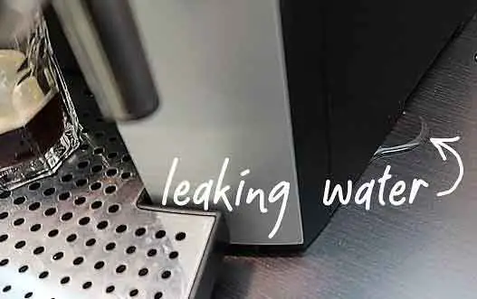 Jura coffee machine Leaking Water