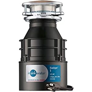 InSinkErator Garbage Disposal with Cord, Badger 1, 13 HP Continuous Feed