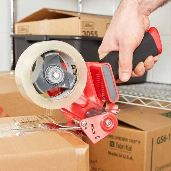 how to load a packing tape dispenser 