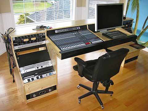 How to Build a Mixing Console Desk