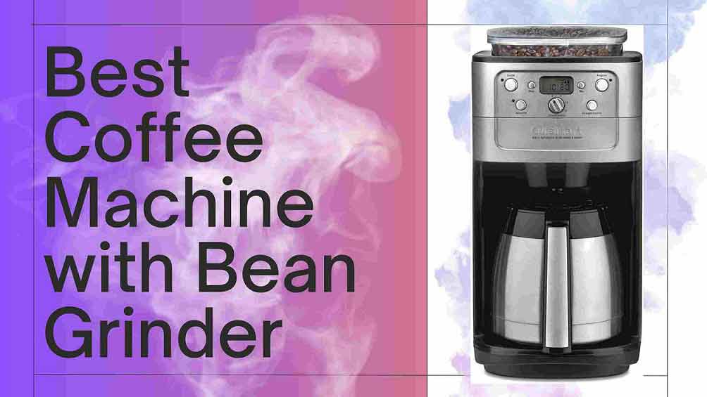 Coffee Machine with Bean Grinder