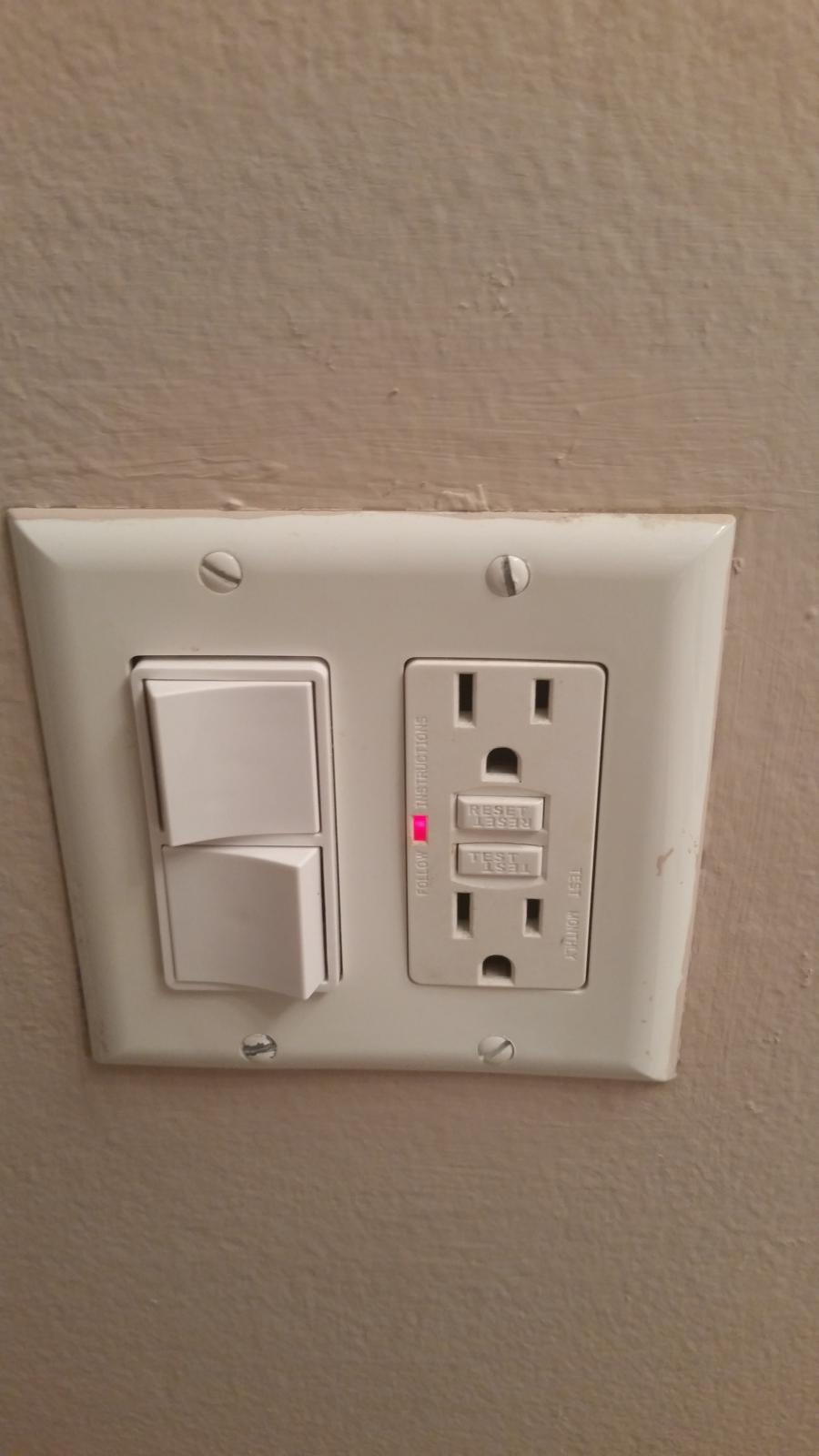 Gfci Outlet Red Light Won'T Reset