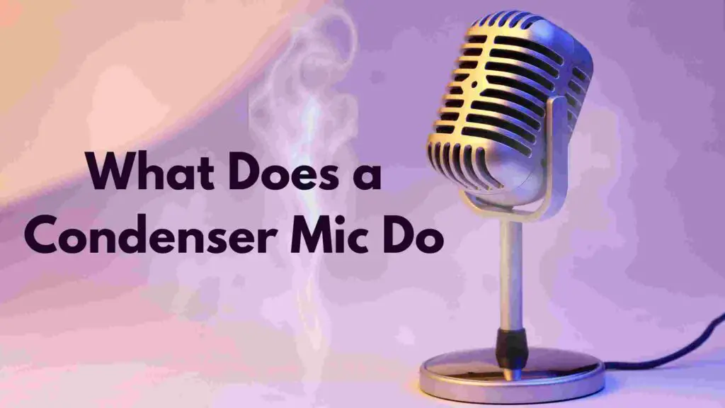 What Does a Condenser Mic Do