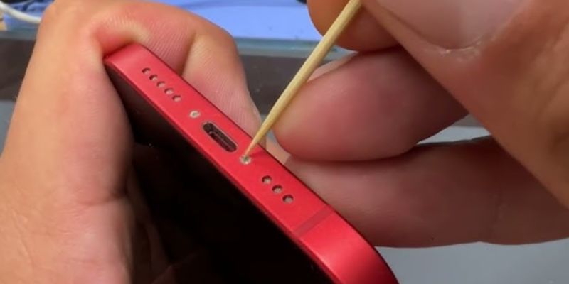 How to Get Rice Out of iPhone Charging Port