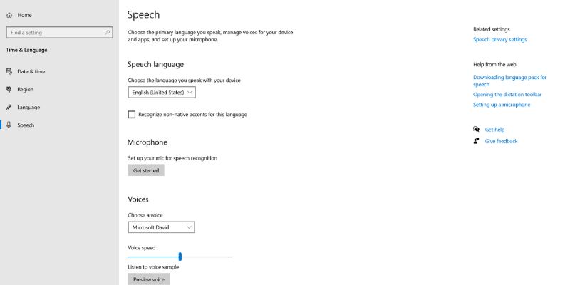 Microphone Setting Windows 10
