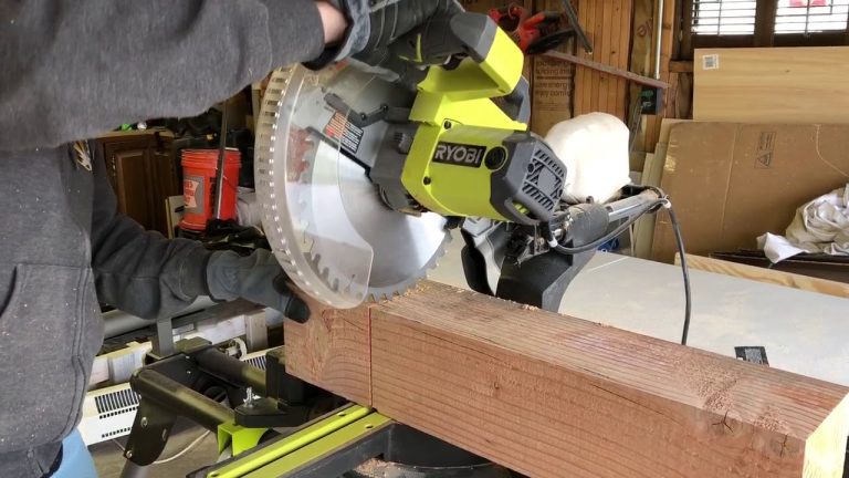 What Size Miter Saw to Cut 6X6