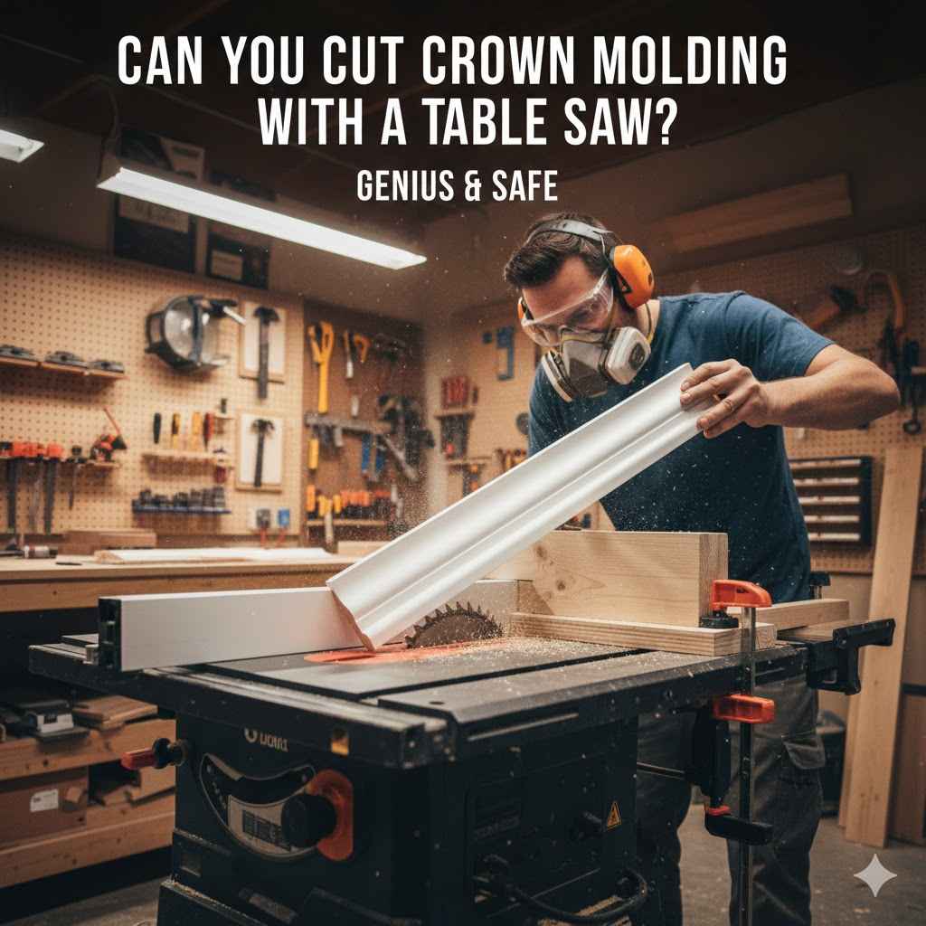 Can You Cut Crown Molding With a Table Saw