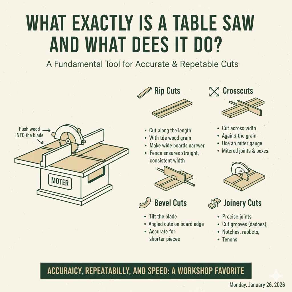 What Exactly Is a Table Saw and What Does It Do