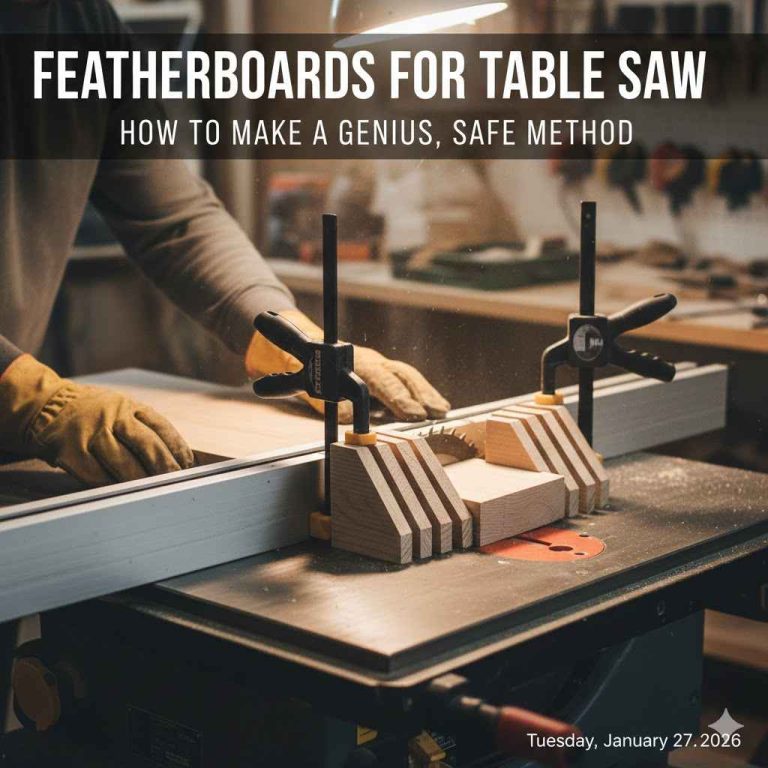 Featherboards for Table Saw How to Make a Genius, Safe Method