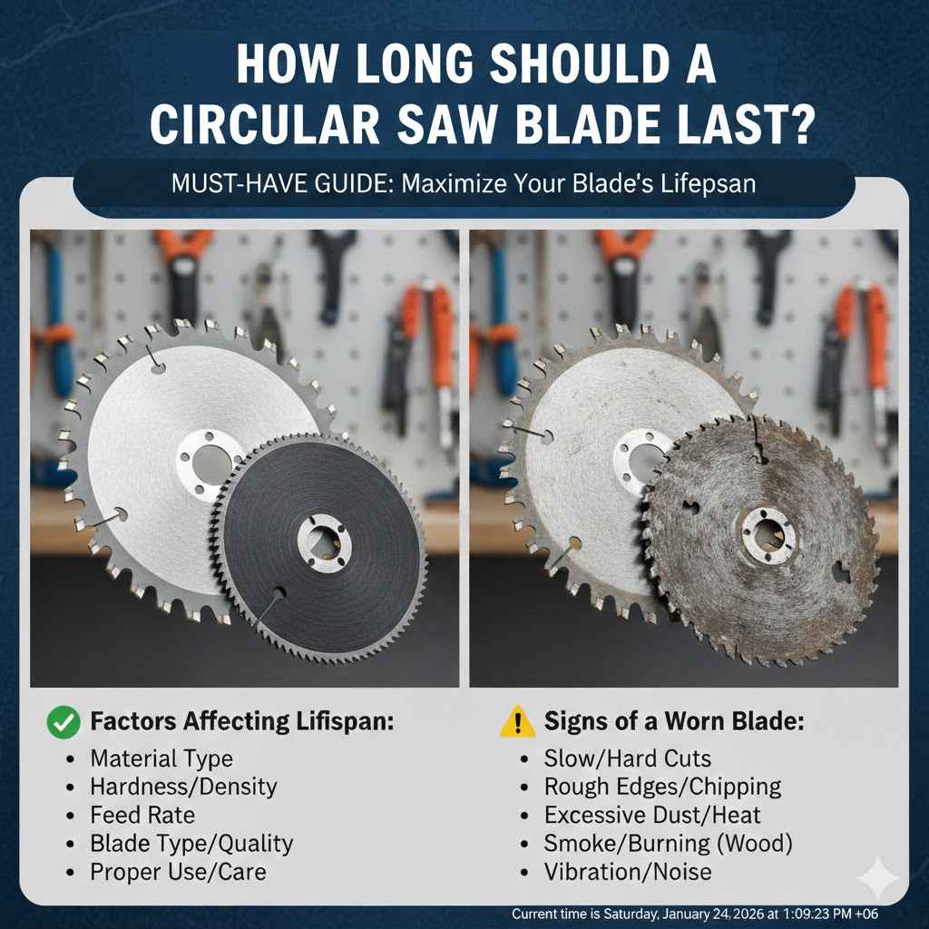 How Long Should A Circular Saw Blade Last