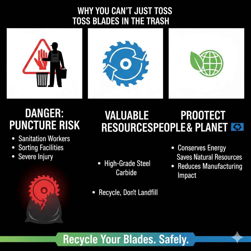 Why You Can’t Just Toss Blades in the Trash