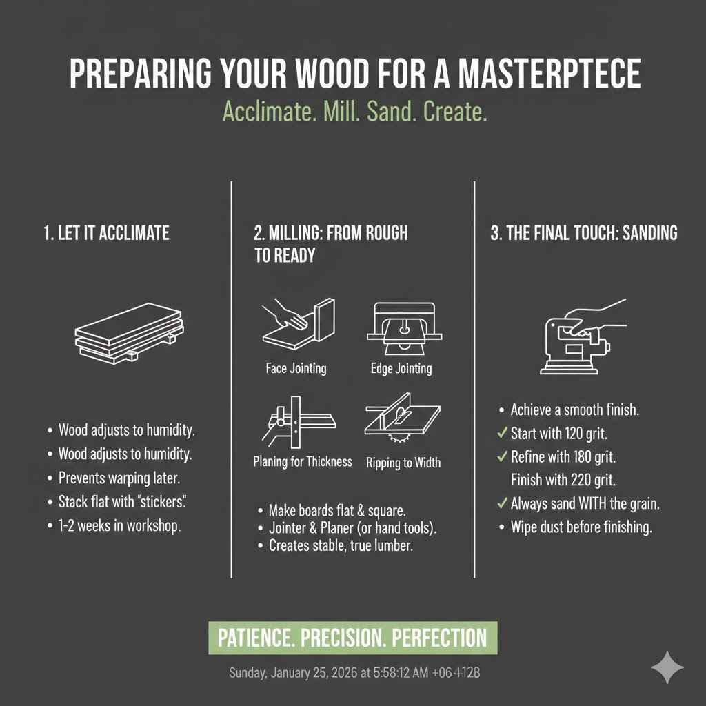Preparing Your Wood for a Masterpiece