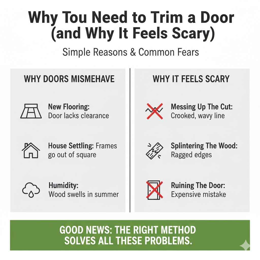 Why You Need to Trim a Door (and Why It Feels Scary)
