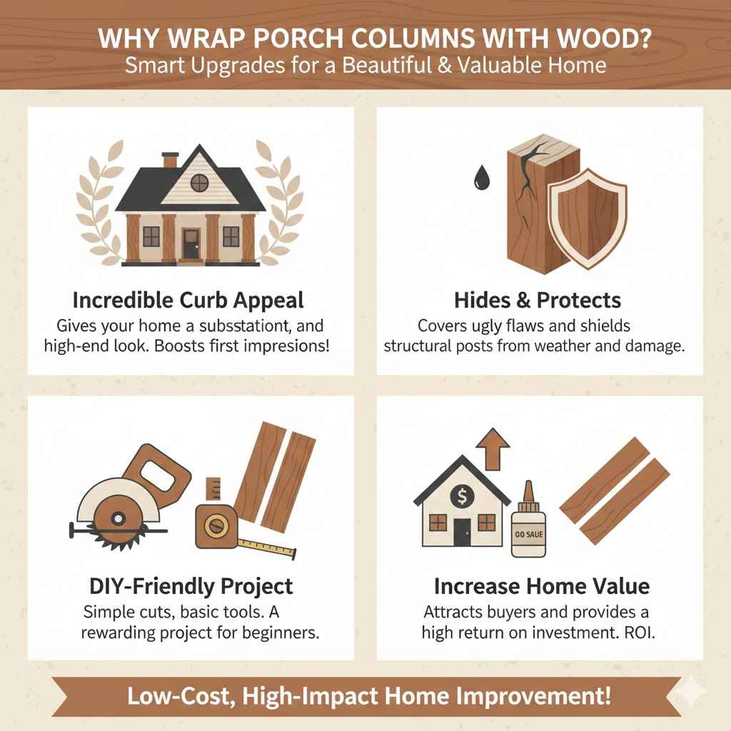 Why Wrap Your Porch Columns with Wood