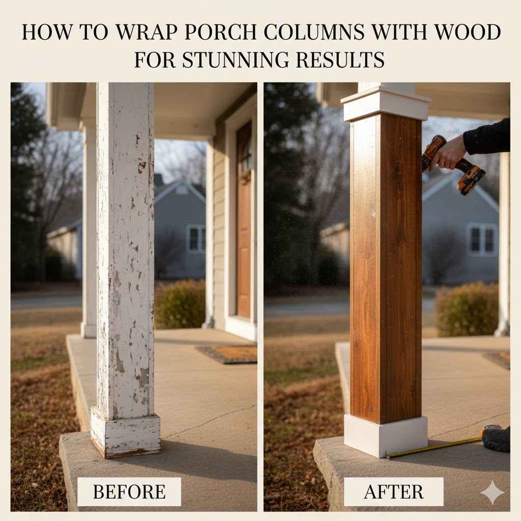 How To Wrap Porch Columns With Wood For Stunning Results
