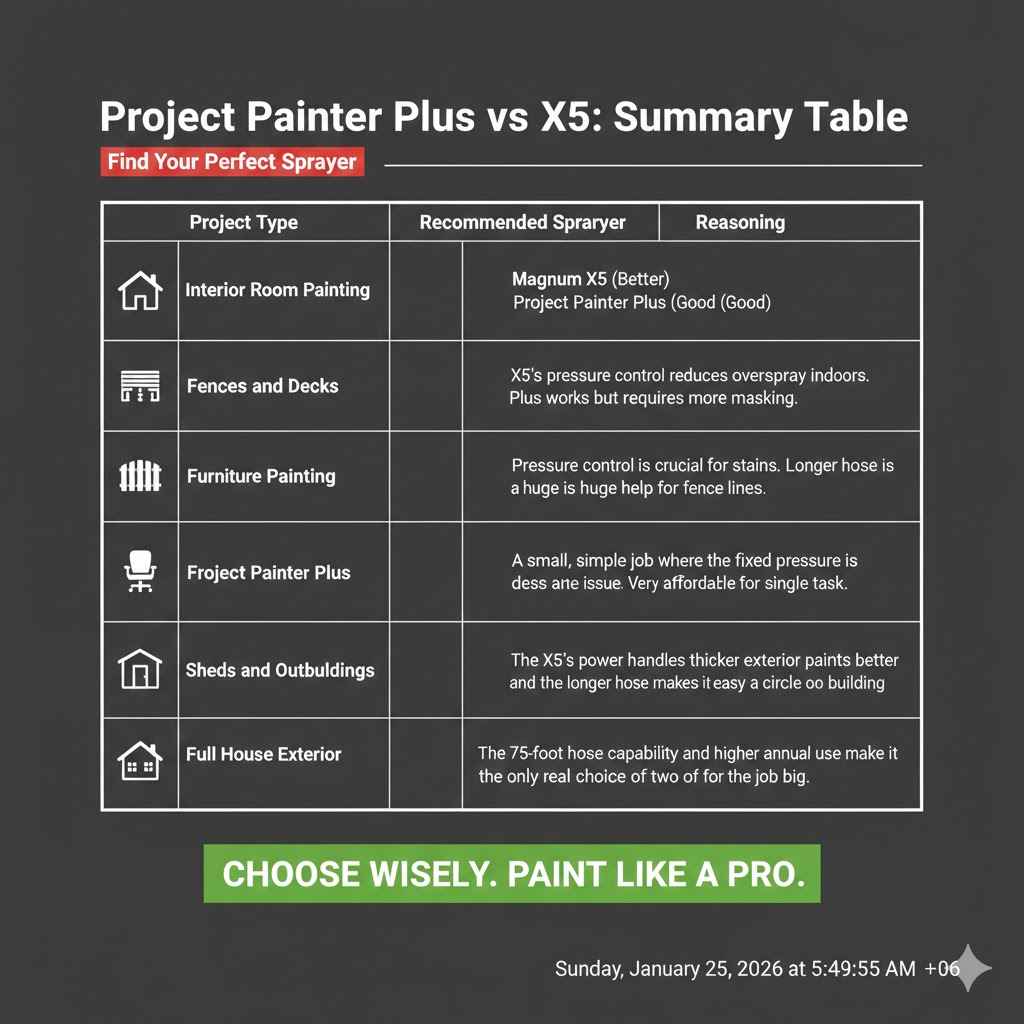 Project Painter Plus vs X5