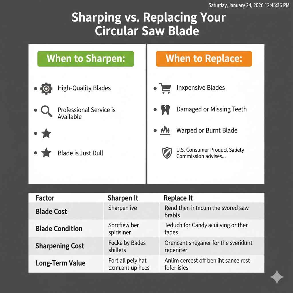 Sharpening vs. Replacing