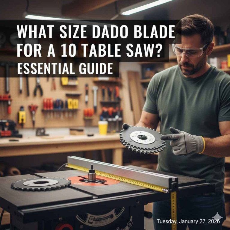 What Size Dado Blade for a 10 Table Saw