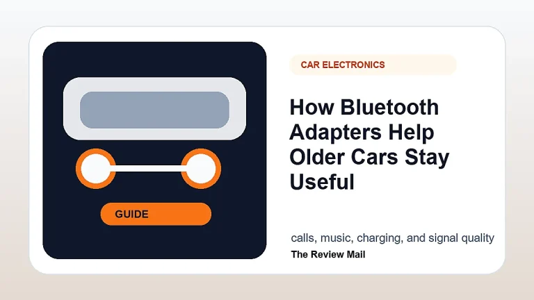 Bluetooth Car Adapters guide for drivers with visual checks and automotive context.