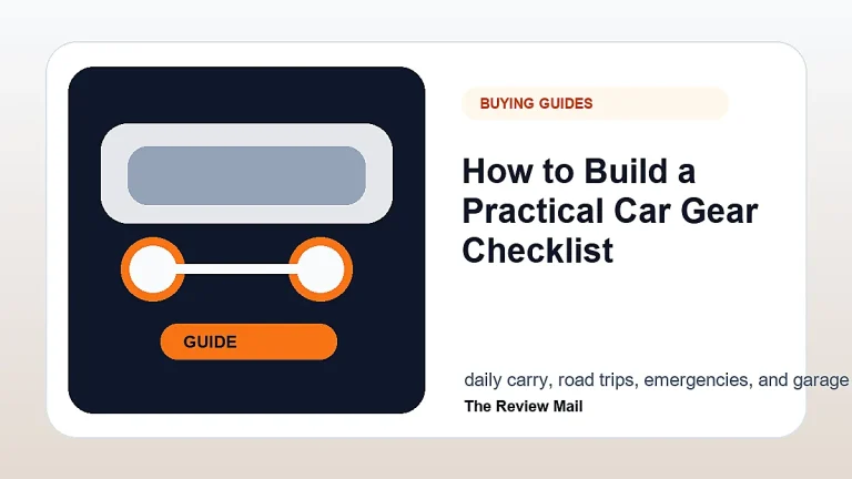 Car Gear Checklist guide for drivers with visual checks and automotive context.