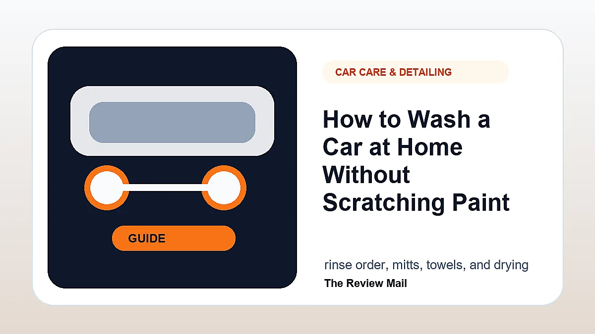 Home Car Washing guide for drivers with visual checks and automotive context.