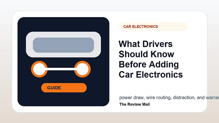 Car Electronics Setup guide for drivers with visual checks and automotive context.