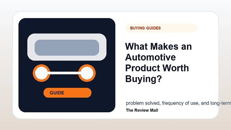 Automotive Product Value guide for drivers with visual checks and automotive context.