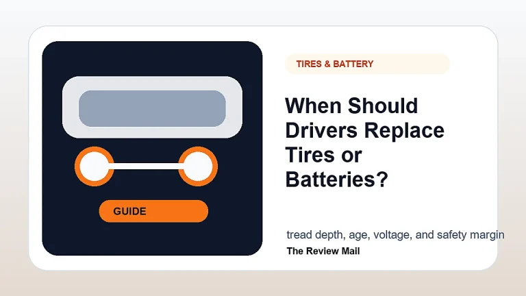 Tires And Batteries guide for drivers with visual checks and automotive context.