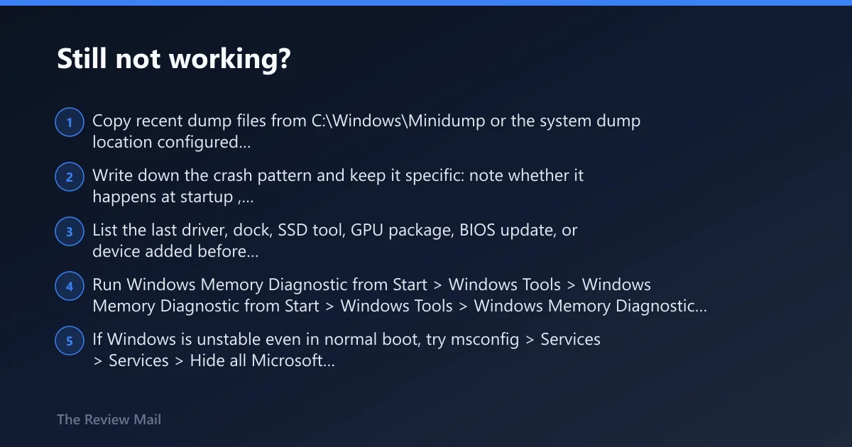 Steps: Still not working?