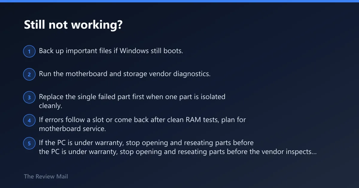 Steps: Still not working?