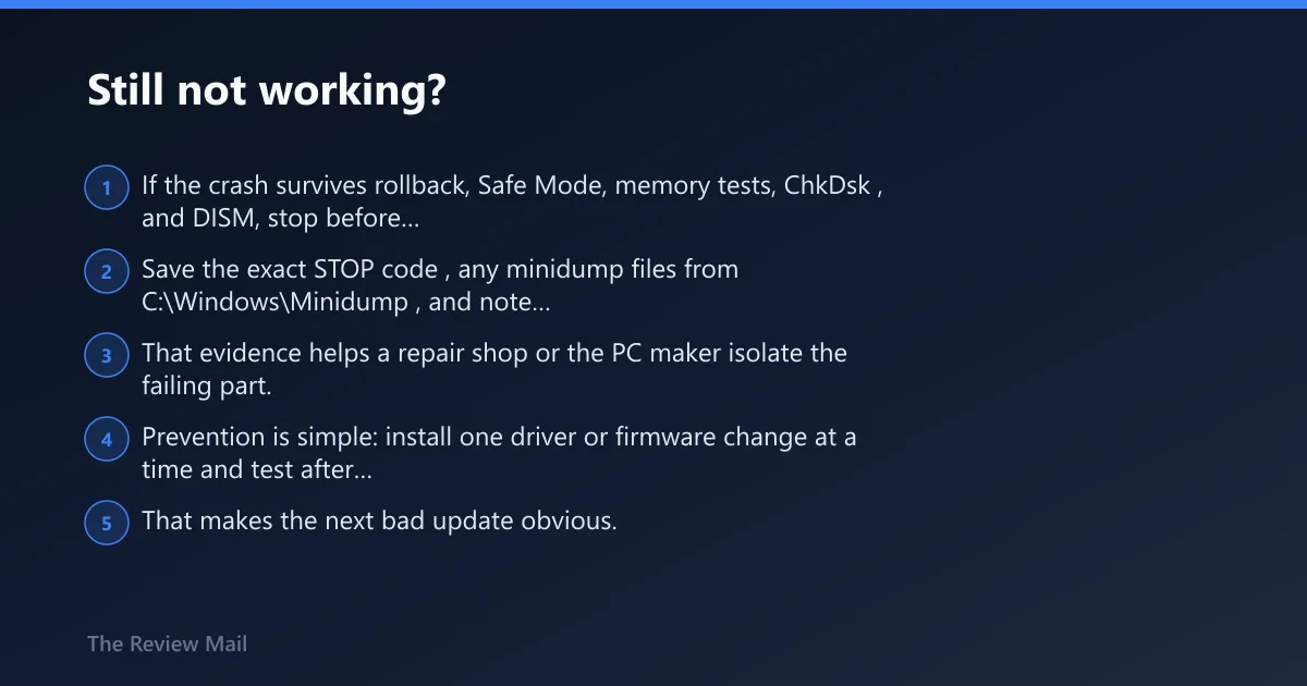 Steps: Still not working?