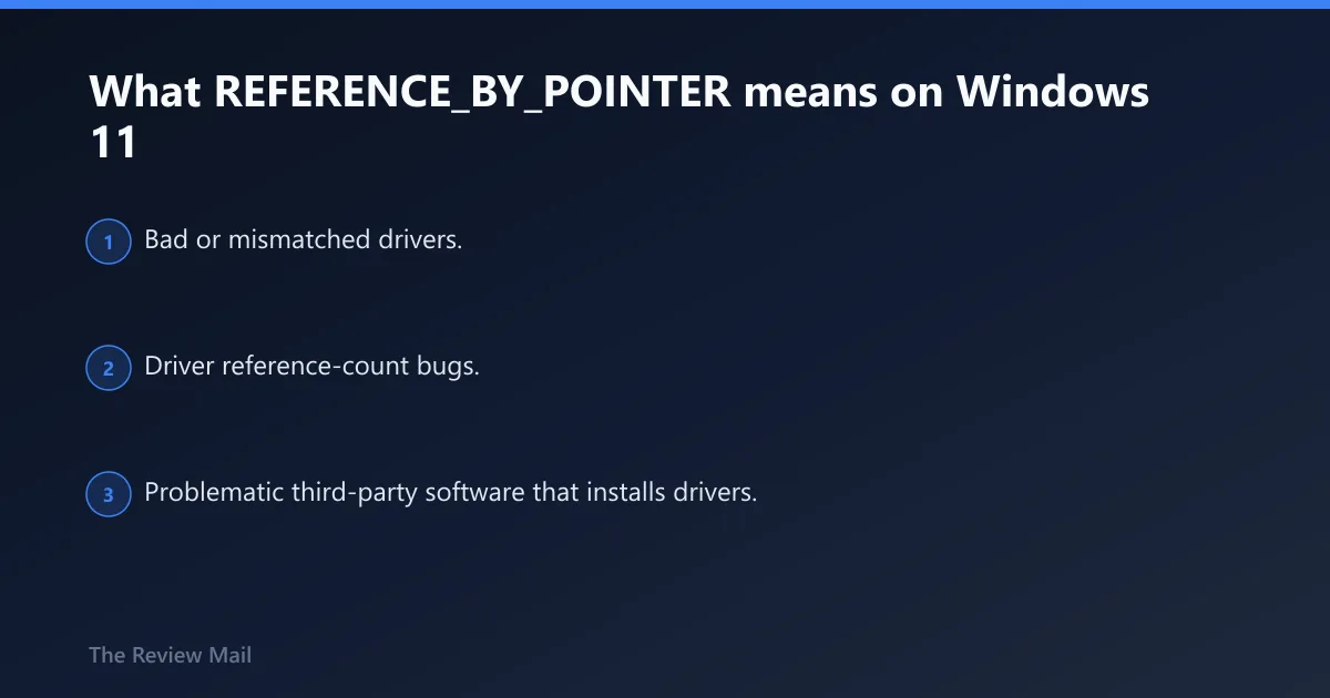 Steps: What REFERENCE_BY_POINTER means on Windows 11
