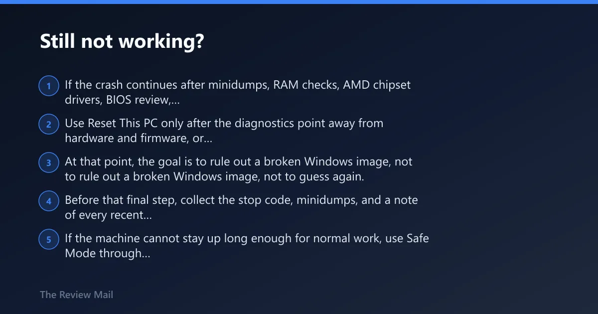 Steps: Still not working?