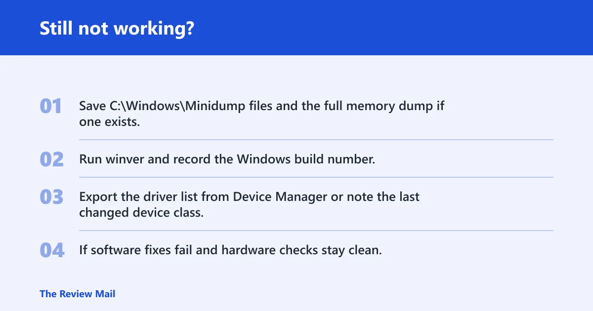 Steps: Still not working?