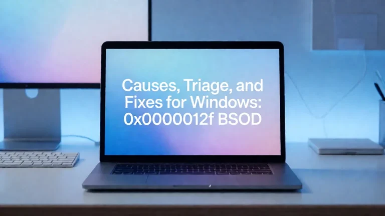0x0000012f BSOD: Causes, Triage, and Fixes for Windows