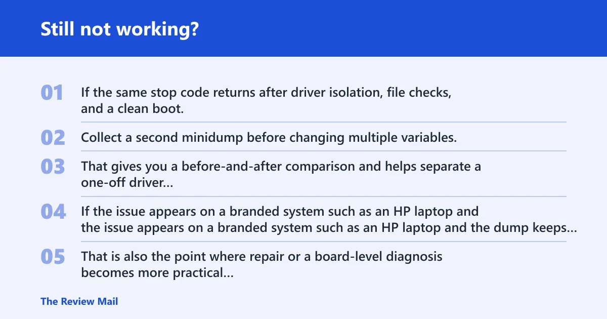 Steps: Still not working?
