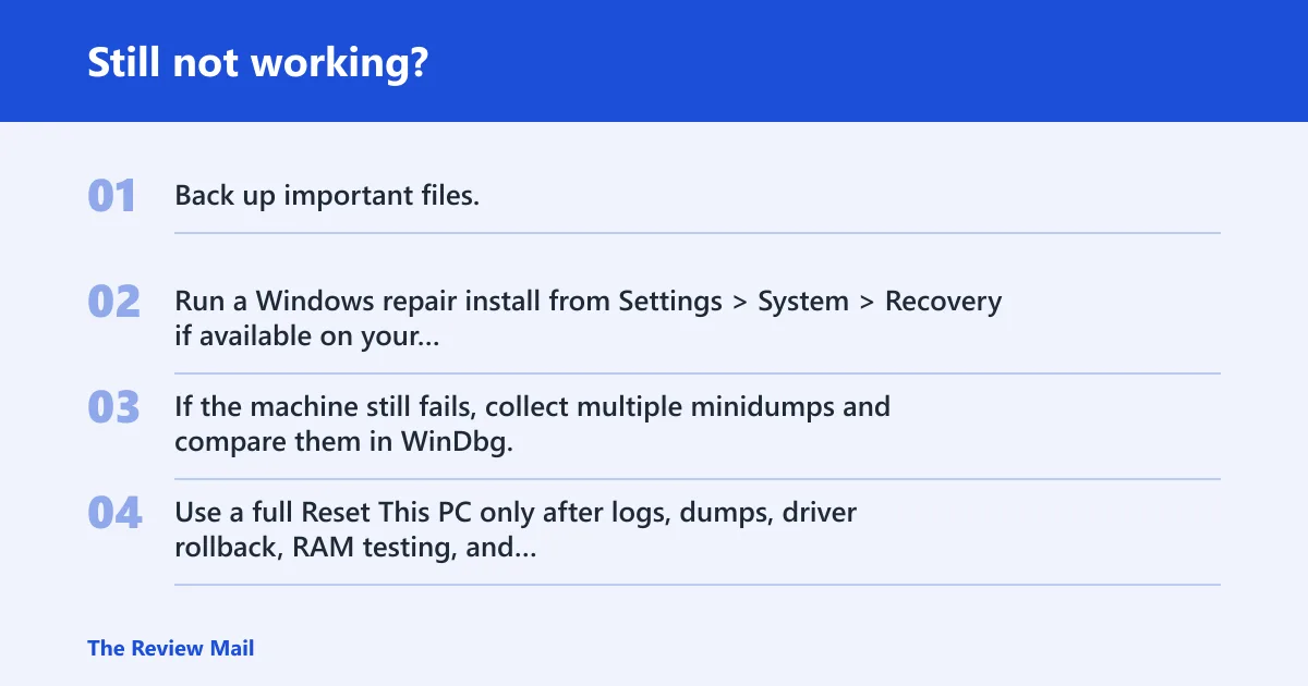 Steps: Still not working?