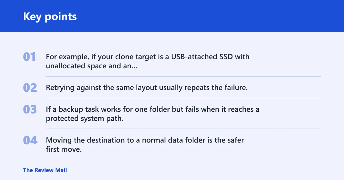 Key points: Likely causes