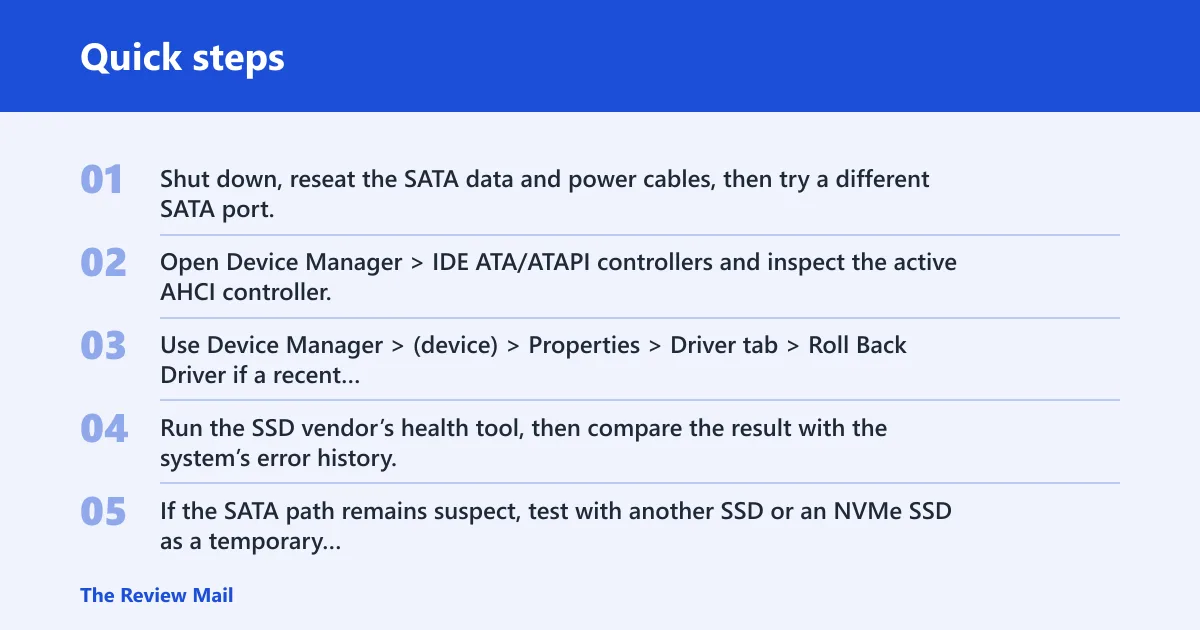 Quick steps: Check the storage path first