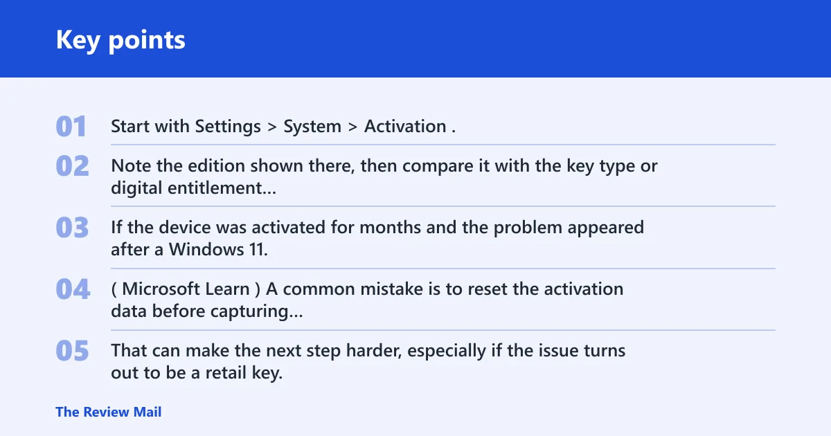 Key points: What it means in Windows 11