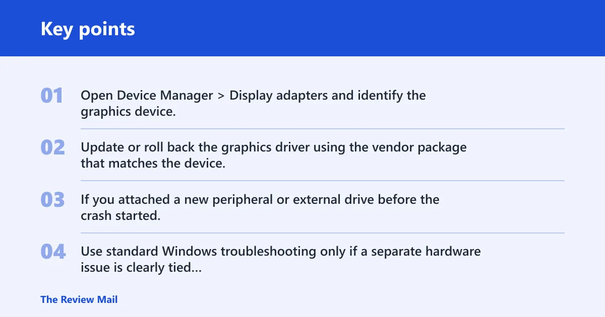 Key points: Is the Wi-Fi or chipset driver the problem?
