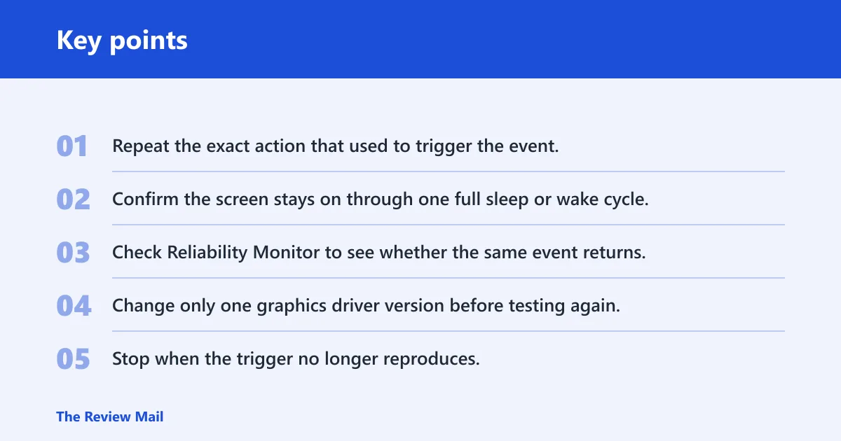 Key points: LiveKernelEvent 193 decision matrix