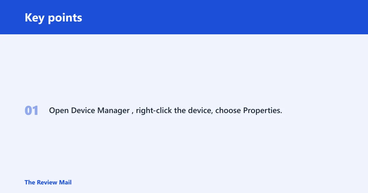Key points: What code 53 means in Device Manager