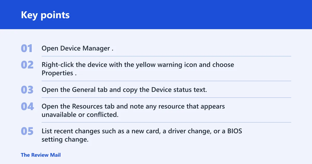 Key points: What Code 12 means