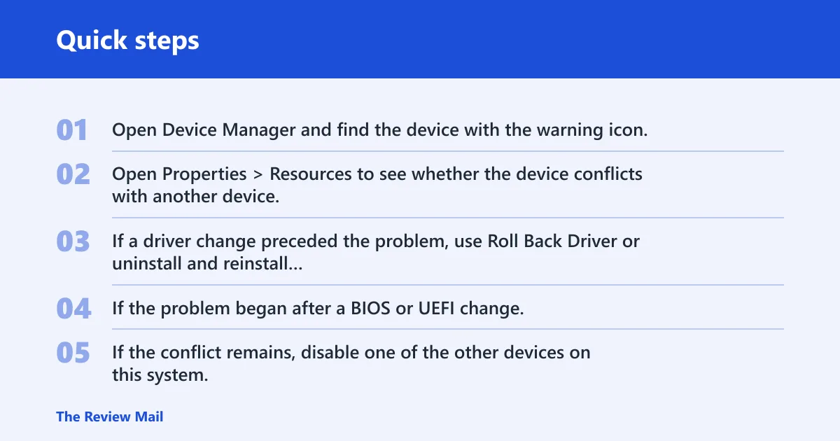 Quick steps: How do I fix Code 12 on Windows 10?