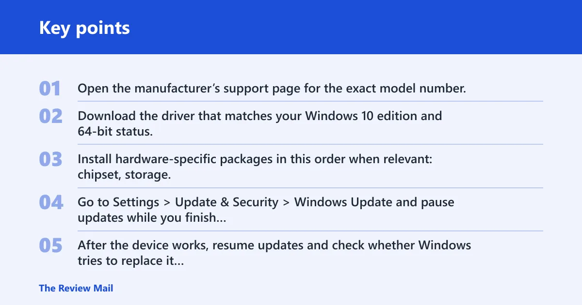 Key points: Where should you get the replacement?