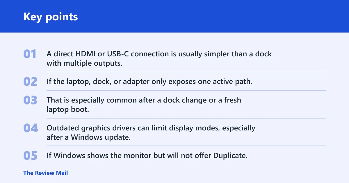 Key points: Why is Duplicate missing or grayed out?