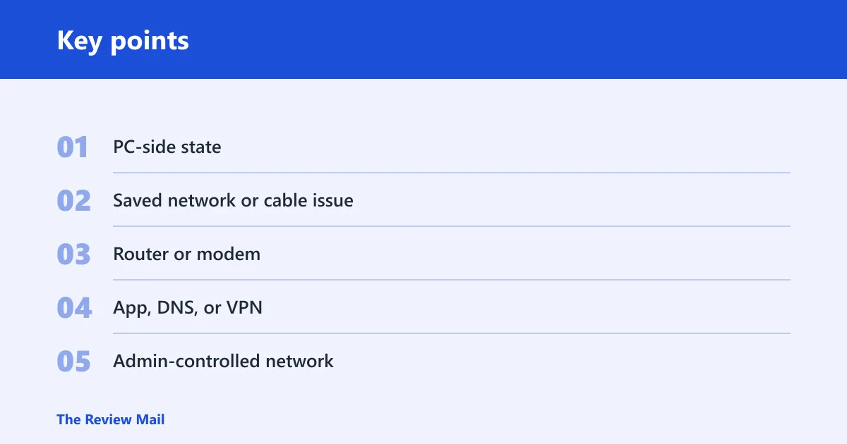 Key points: What the connection error means